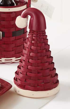 Made in America Products: Longaberger Woven Santa Hat Basket product # 12481