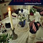 Memorial Day Tablescape -- AnExtraordinaryDay.net