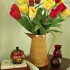 This Moment :: Tulip Time :: Longaberger Woven Pitcher of Tulips :: AnExtraordinaryDay.net