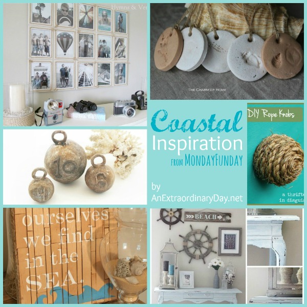 Coastal Inspiration ::  Monday Funday Link Party Features :: AnExtraordinaryDay