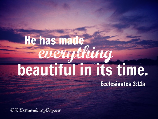 everything in gods time