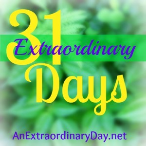 AnExtraordinaryDay.net | 31 Extraordinary Days | the blogger 31 days series with the Nester