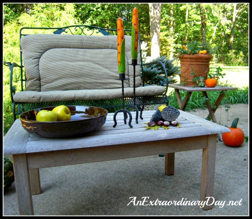 AnExtraordinaryDay.net {31 Extraordinary Days} Day 4 - Autumn Inside Outside - Sitting Area