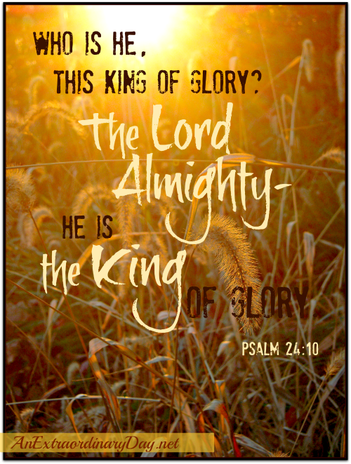 AnExtraordinaryDay.net | 31 Extraordinary Days {Day 21} Joy Day! ...Glory All Around Us | Psalm 24:10