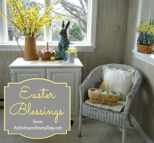 Easter Thoughts, Sun Room Snapshot :: AnExtraordinaryDay.net