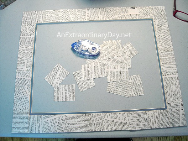 DIY Book Page Mat Tutorial :: AnExtraordinaryDay.net