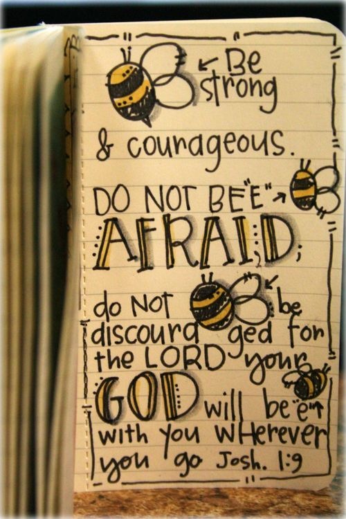 Be strong and courageous --  HomegrownHospitality.com