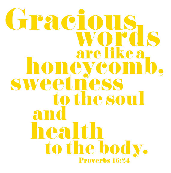 Gracious Words - Proverbs 16:24