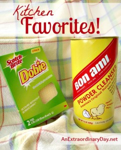 Kitchen Favorites :: Bon Ami & Dobie :: AnExtrordinaryDay