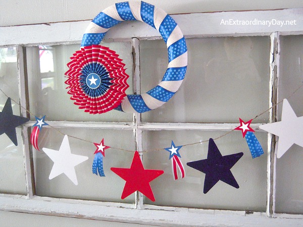 4th of July Wreath :: AnExtraordinaryDay.net
