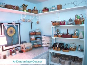 Cardmaking Studio - Crafting Room - Stampin' Up Workspace - AnExtraordinaryDay.net
