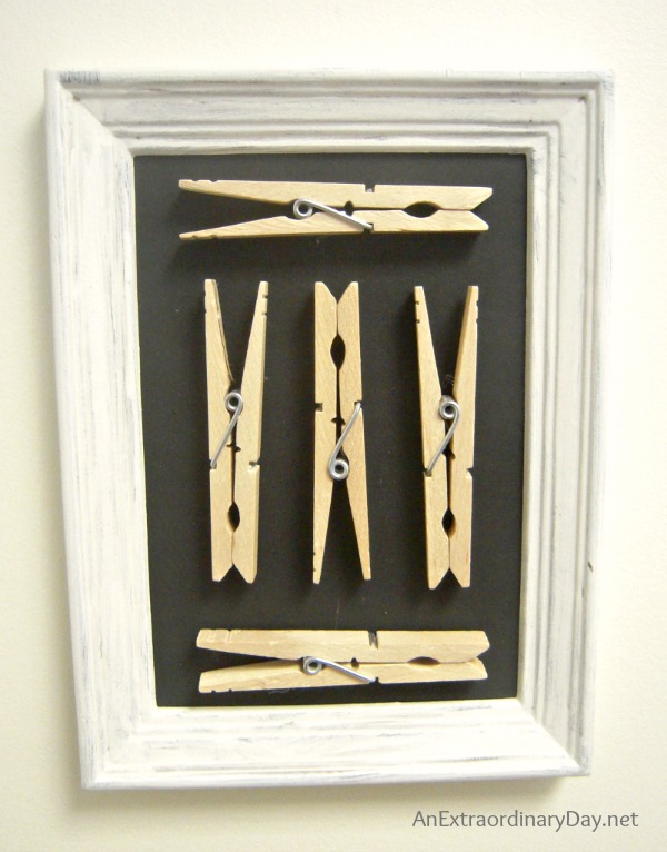 bedroom clothespin projects