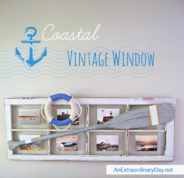 Coastal Vintage Window Photo Frame :: AnExtraordinaryday.net