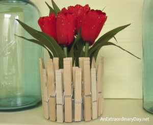 Laundry Room Decor :: Clothespin Art for the Makeover - An ...