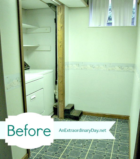 The Before :: Laundry Room Makeover :: AnExtraordinaryDay.net