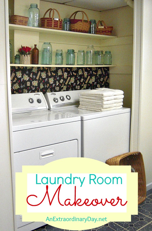 Closet to Laundry Room Makeover :: The Reveal :: AnExtraordinaryDay.net