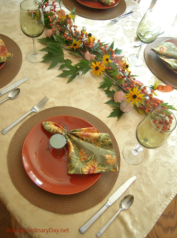 Fall Table Setting :: AnExtraordinaryDay.net