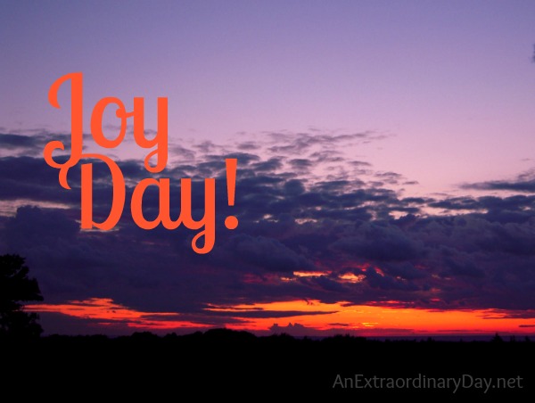 Joy Day!  AnExtraordinaryDay.net