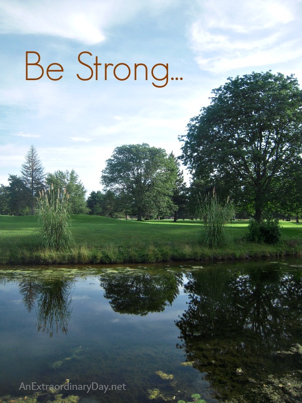 #31Days - Day 4 ::  Be Strong ~  How to Weather the Storms of Life  :: AnExtraordinaryDay.net