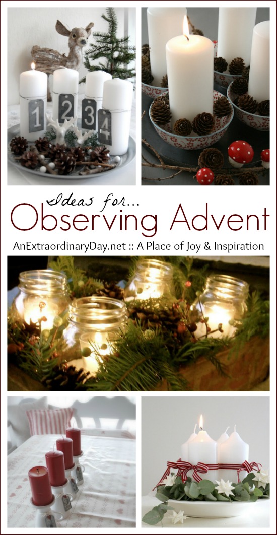 Observing Advent :: Ideas :: Taking Time to Breathe :: AnExtraordinaryDay.net