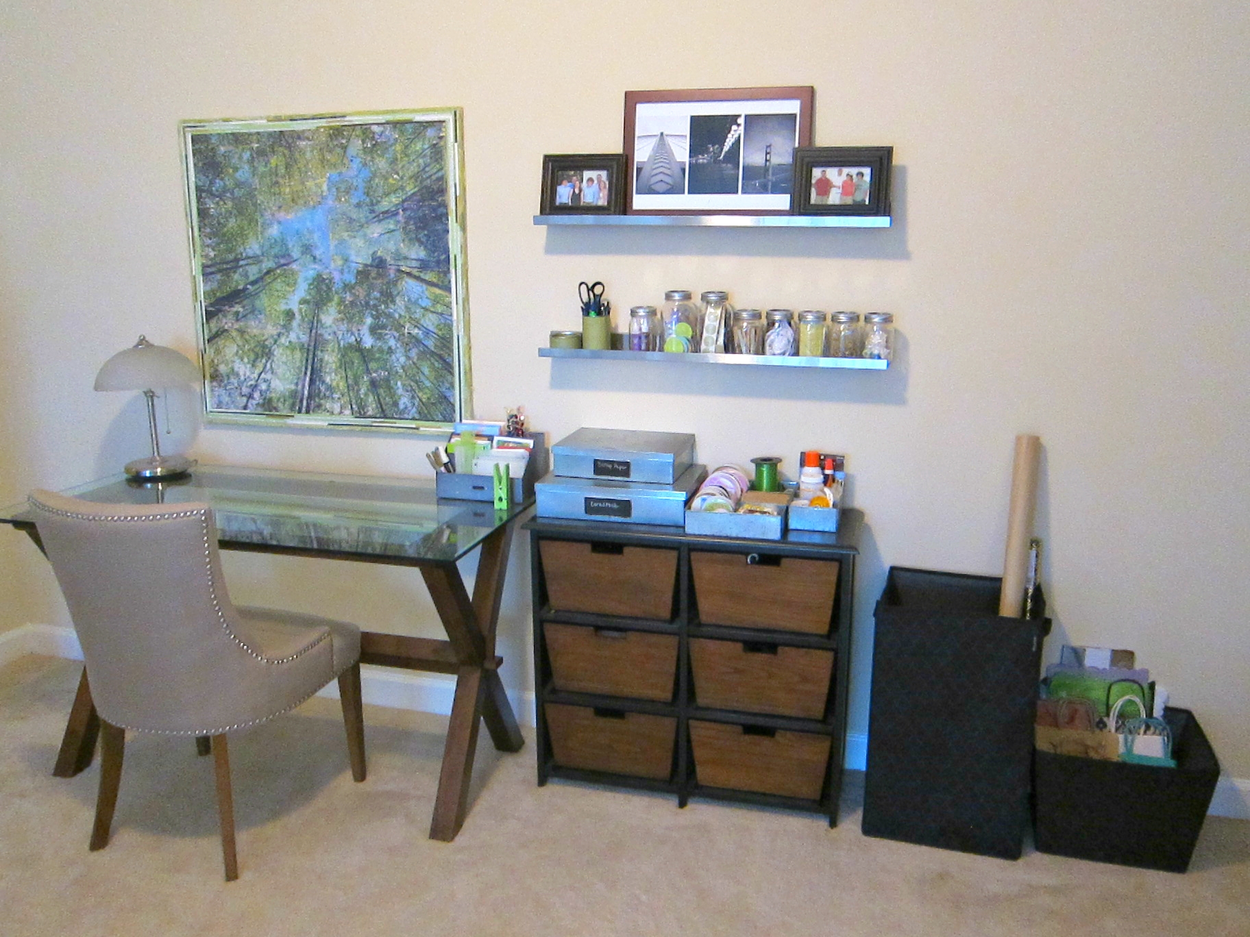 Office & Craft Room Organizing Project by Life in Velvet :: Featured on Project Inspire{d} at AnExtraordinaryDay.net
