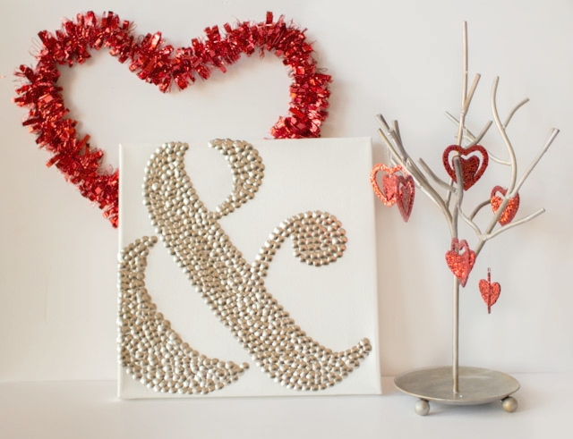 Thumbtack Valentine Ampersand by Velvet and Grace .com :: featured on Project Inspire{d} at AnExtrarordinaryDay.net