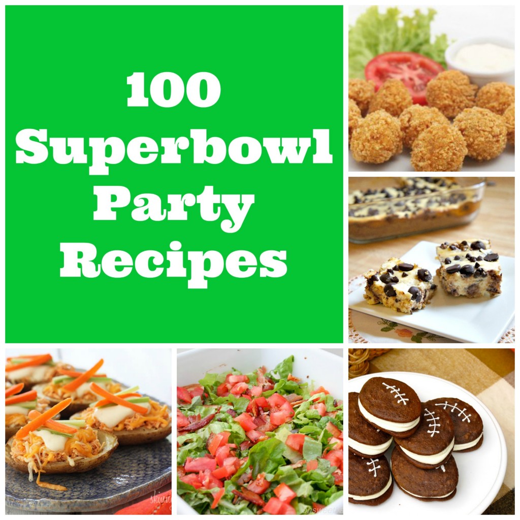 100 Super Bowl Party Recipes from Just Us Four :: A Project Inspire{d} feature at AnExtraordinaryDay.net - Last Minute Super Bowl Party Ideas