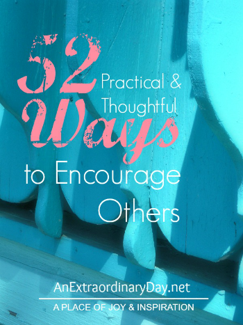 52 Ways to Encourage Others