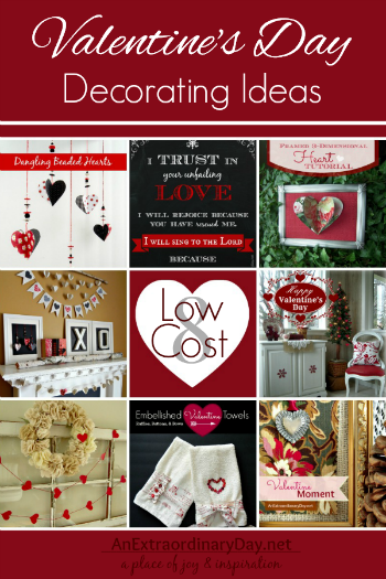 8 Low Cost Valentine Decorating Ideas