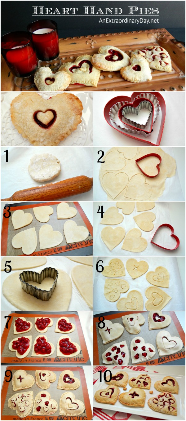 Assembly Directions for Making Heart Hand Pies :: AnExtraordinaryDay.net