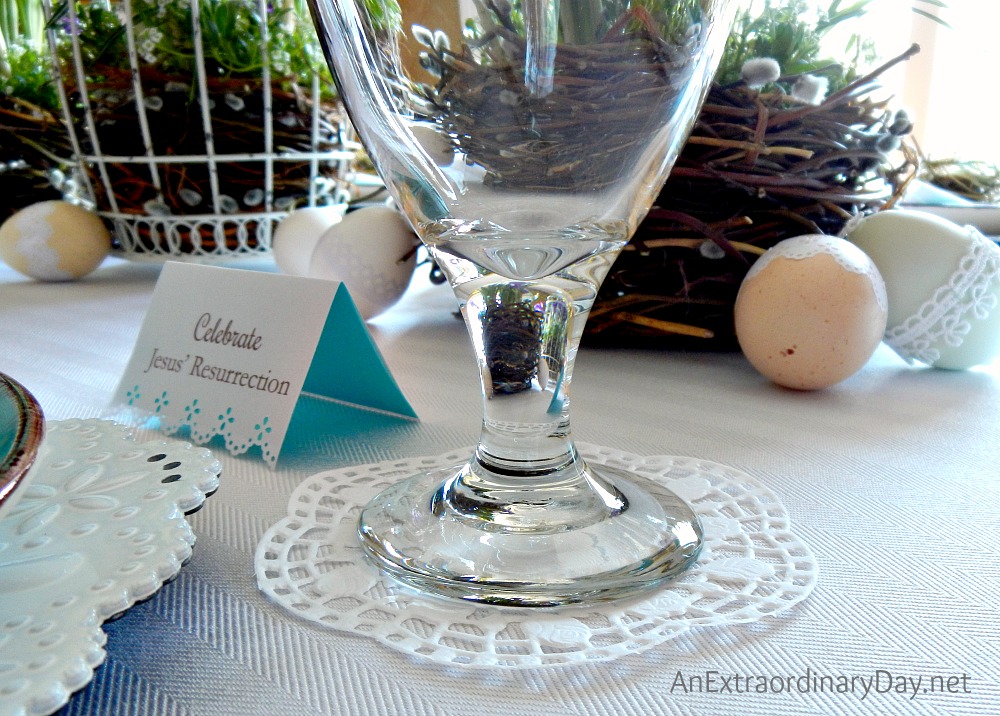 Last Minute Table Setting Ideas and Place Cards :: AnExtraordinaryDay.net