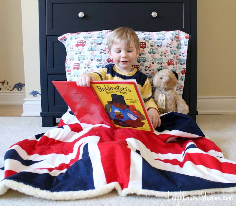 Union Jack Blankets by Leigh Laurel Studios a Project Inspired feature at AnExtraordinaryDay.net