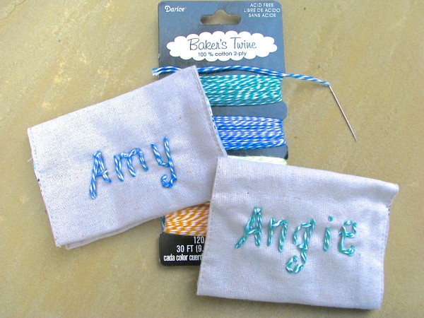 DIY Monogramed Card Holder by Homemadeville - a Project Inspired Feature at AnExtraordinaryDay.net