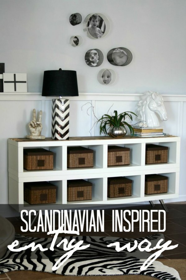 Scandanavian Inspired Entry Way by Amy Krist - a Project Inspired feature at AnExtraordinaryDay.net