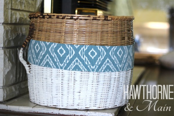 Whitedipped Basket with a Twist by Hawthrone and Main a Project Inspired feature at AnExtraordinaryDay.net