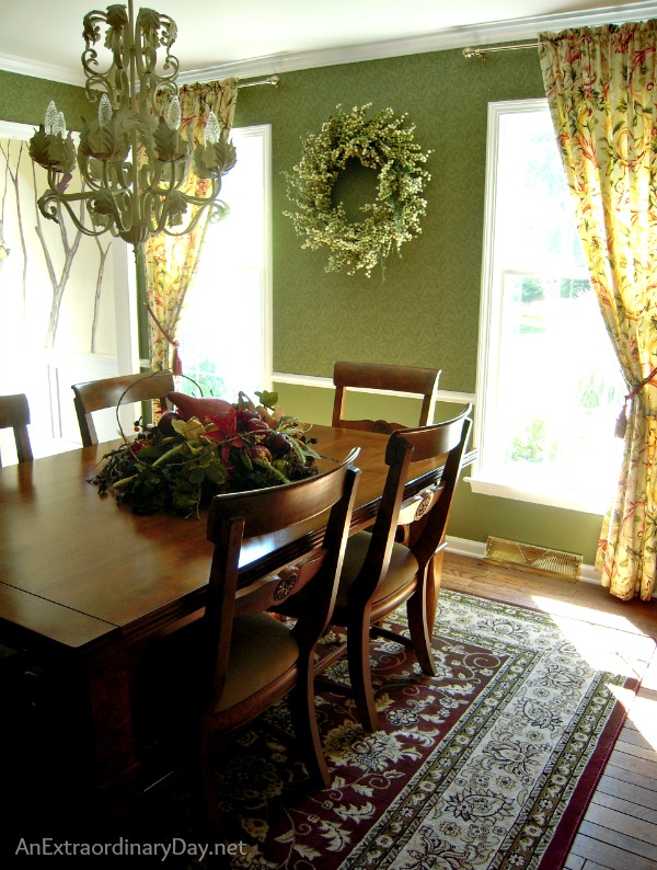 Fall Home Tour :: Jewel Tones of #Fall :: Dining Room