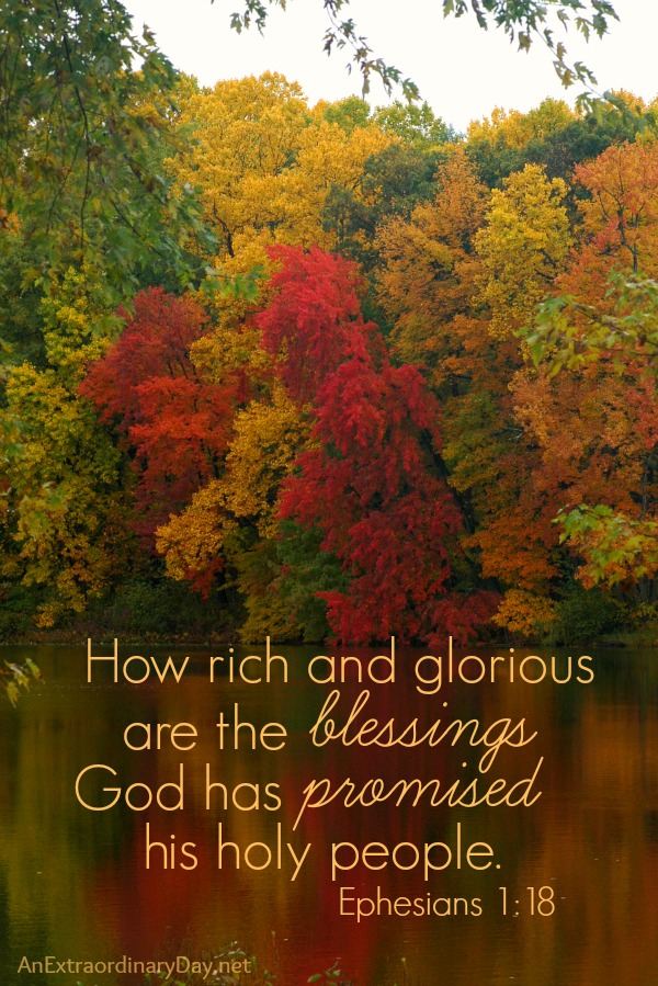 God's richest blessings are our every day in Christ Jesus.