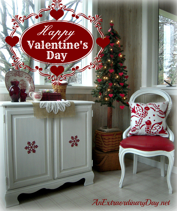 Quick and Easy Valentine's Day Decor - Low Cost DIY Valentine's Day Decorating Ideas