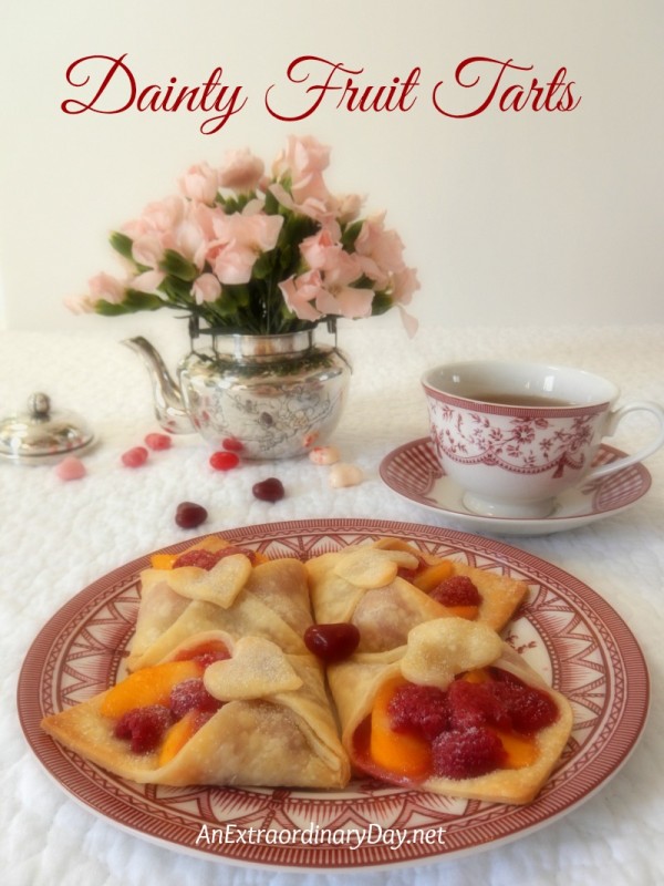 Easy Dainty Envelope Fruit Tarts Recipe - AnExtraordinaryDay.net