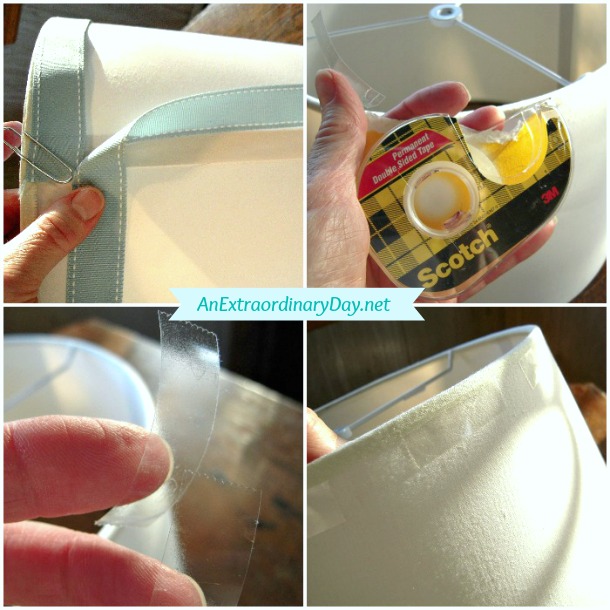 Quick and Easy Lampshade Makeover Tutorial - AnExtraordinaryDay.net