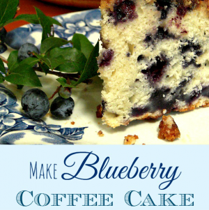 Make a Blueberry Coffee Cake 