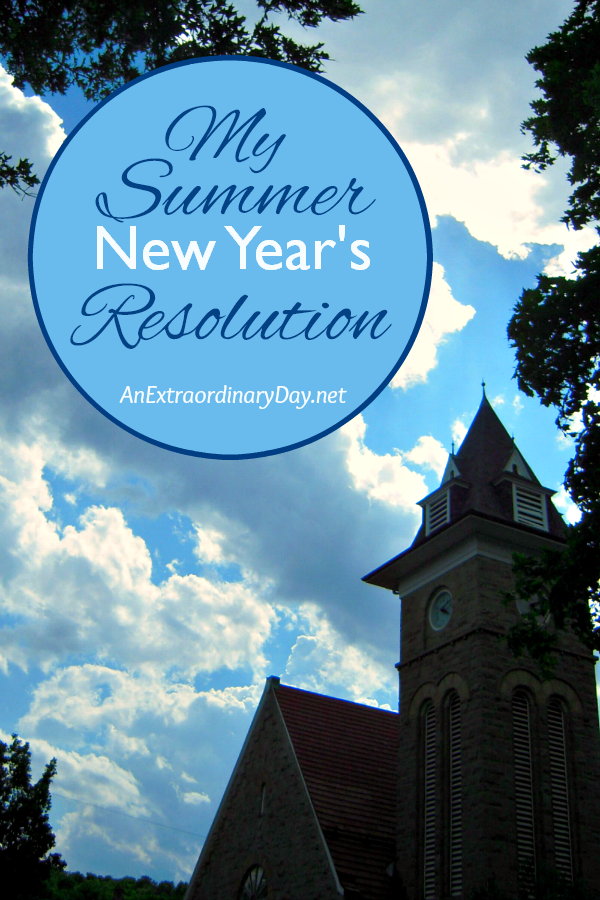 My Summer New Year's Resolution to Get into God's Word 