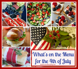 On the Menu for the 4th of July