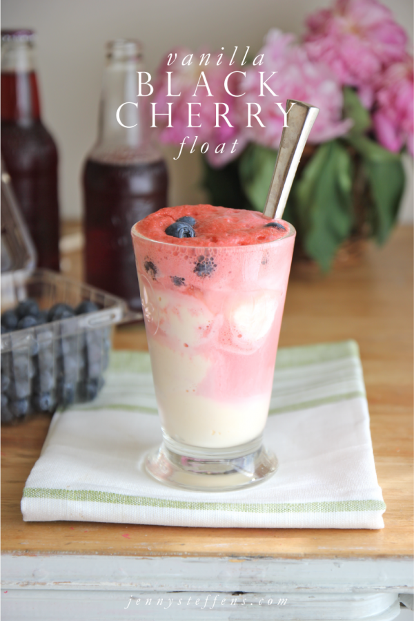 Vanilla Black Cherry Float