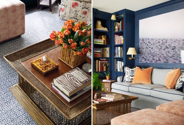 Inspiration and styling tips for the "not-so" perfect fall coffee table.