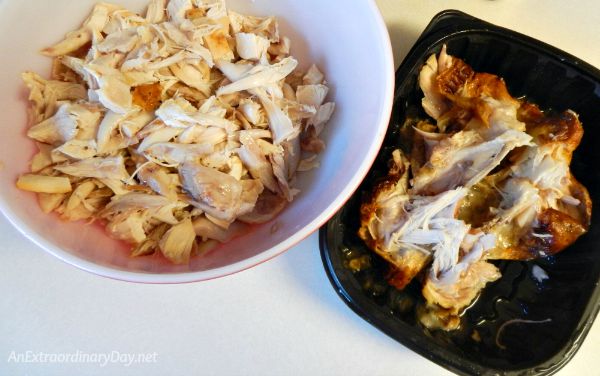 Marketside Rotisserie Chicken Meal becomes Easy to Make Southwest Chicken for Supper in a Flash #Shop