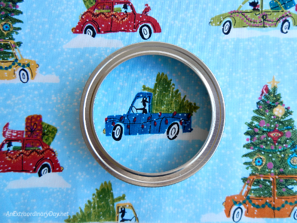 Easy to Make Mason Jar Lid Christmas Ornaments - Instructions and Assembly Steps - AnExtraordinaryDay.net