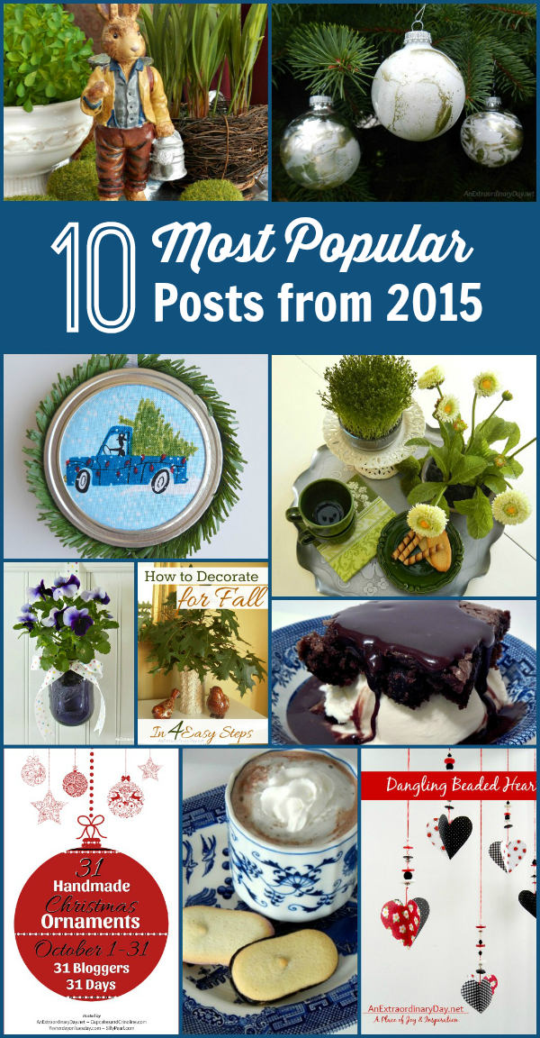 Looking back on the year's 10 most popular posts and seeing a theme...