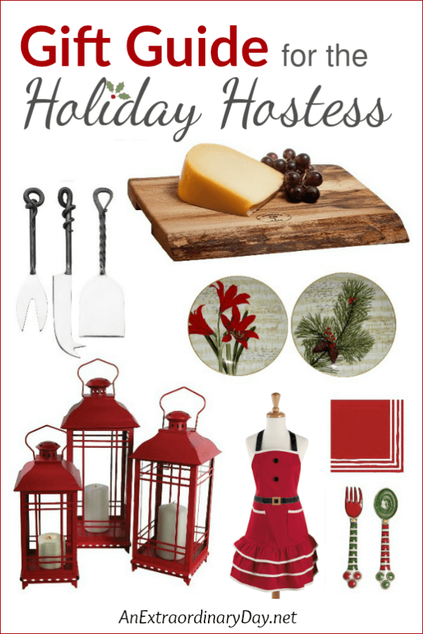 Make shopping easy with the Gift Guide for the Holiday Hostess. Gift ideas to delight your favorite hostess this Christmas from AnExtraordinaryDay.net