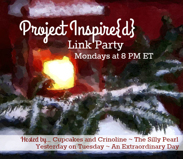 Project Inspire{d} Link Party is the spot to link up your latest project - Holiday Decor - Crafts - DIY Projects - Home Decor - Tips - Recipes - and Inspiration 